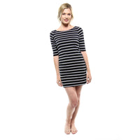 Black Thick Stripe Dress