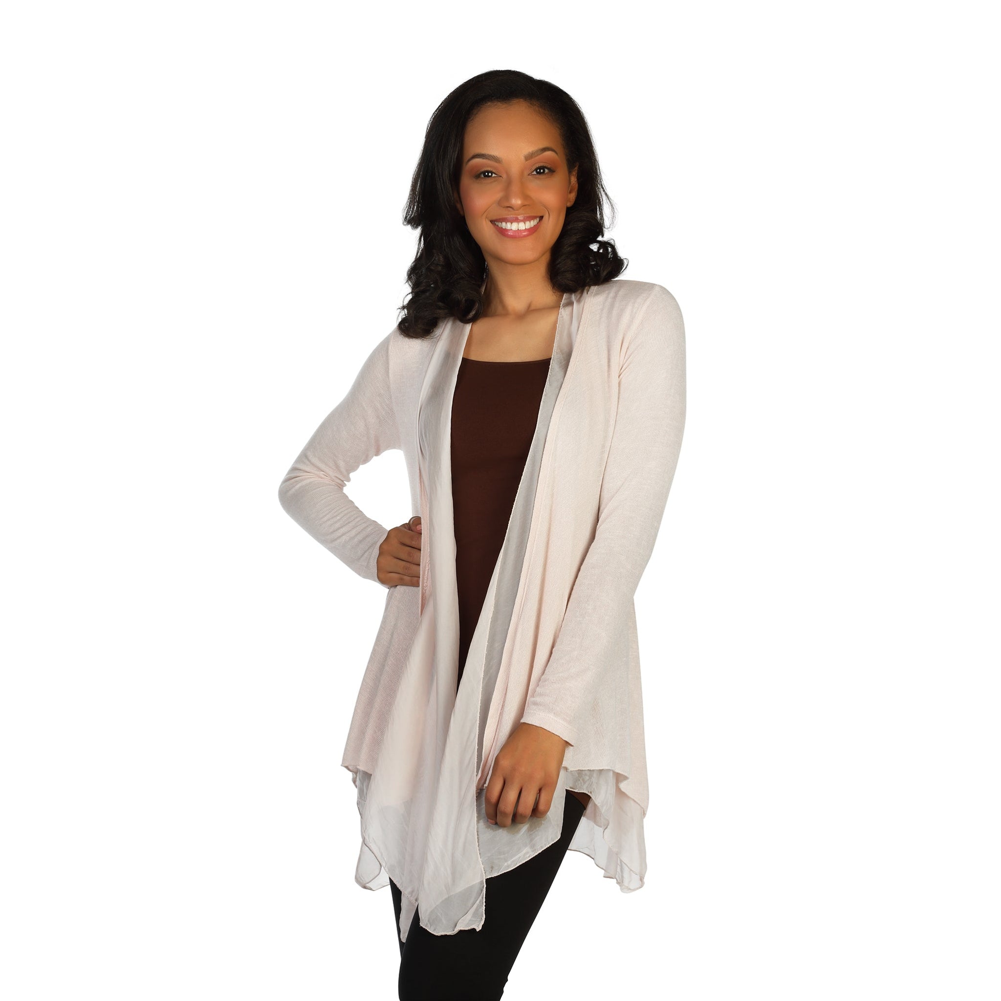 Women's silk cardigan on sale