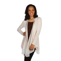 Pink Knit And Silk  Cardigan