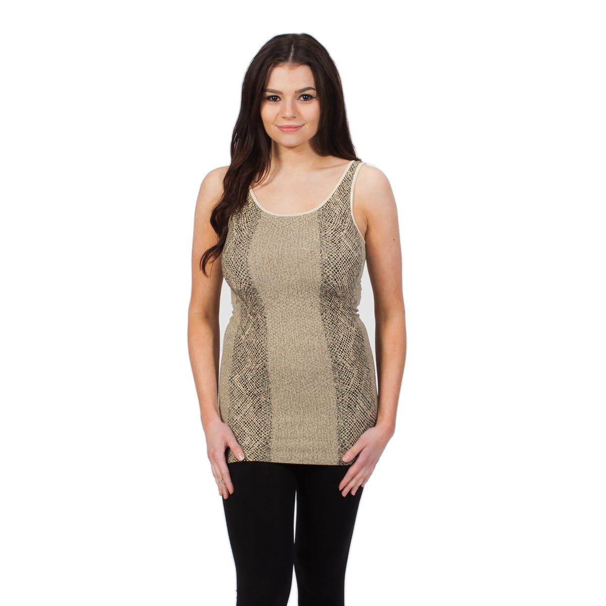 Snake Stone Animal Print Tank Top
